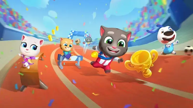 Talking Tom Gold Run gameplay