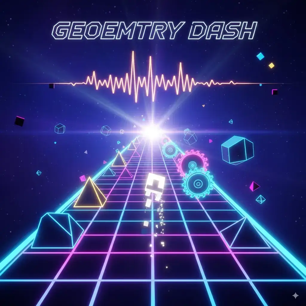 Geometry Dash visuals
